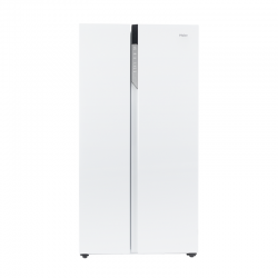 ثلاجة دولابي هاير بابين 504 لتر 17.8 قدم ابيض