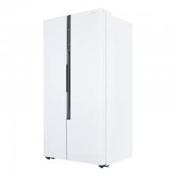 ثلاجة دولابي هاير بابين 504 لتر 17.8 قدم ابيض