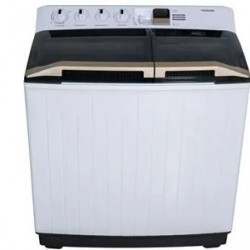 غسالة عادية توشيبا حوضين 14 كيلو ابيض