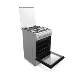 فرن غاز ارو تركي 4 عيون مقاس 50×60 استيل