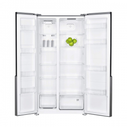 ثلاجة دولابي ارو 21.6 قدم لون فضي