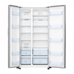 ثلاجة دولابي هايسنس انفرتر 569 لتر 20.1 قدم استيل ثلاجة دولابي هايسنس انفرتر 569 لتر 20.1 قدم استيل