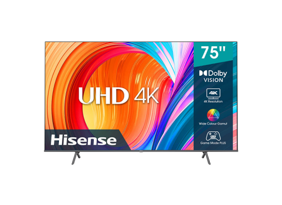 شاشة هايسنس 4K سمارت 75 بوصة اسود