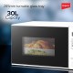 ميكرويف امبكس كهربائي 30 لتر ديجيتال ابيض