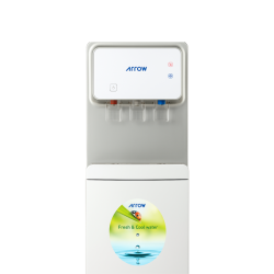 برادة مياه قارورة ارو حار وبارد – أبيض/رمادي