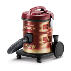 مكنسة هيتاشي كهربائية 15 لتر 1600 واط احمر